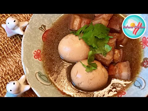 ไข่พะโล้หมูสามชั้นไม่ใส่ซีอิ๊วดำ สูตรอาหารคีโต เมนูอาหารง่ายๆ